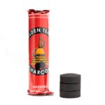 10 Compresse Carboncino GOLDEN TEMPLE (Ø 33MM)