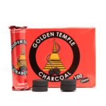 30 Compresse Carboncino GOLDEN TEMPLE (Ø 33MM)
