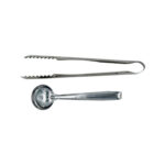 Set Pinza Carboncino + Cucchiaino Grani e Resine