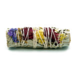 Fiori Misti e Salvia Smudge Stick (Spirit) (± 10CM)
