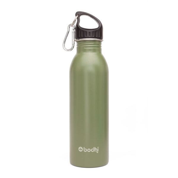 BHODI Borraccia acciaio inossidabile 'OM TRIANGLE' (Verde) 700ML
