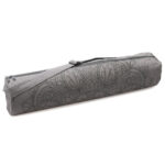 YOGIBAG BASIC - 'Lotus Mandala' (Grafite) Cotone con Zip (65 CM)