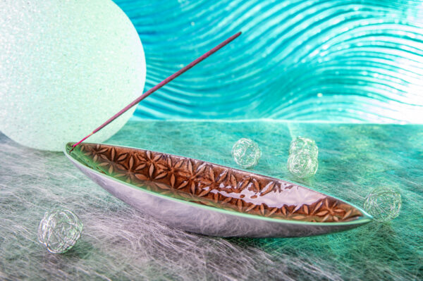 Portaincenso Boat in Alluminio (Marrone) - immagine 2