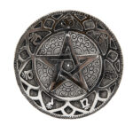 Portaincenso Pentacolo e 7 Chakra in Metallo