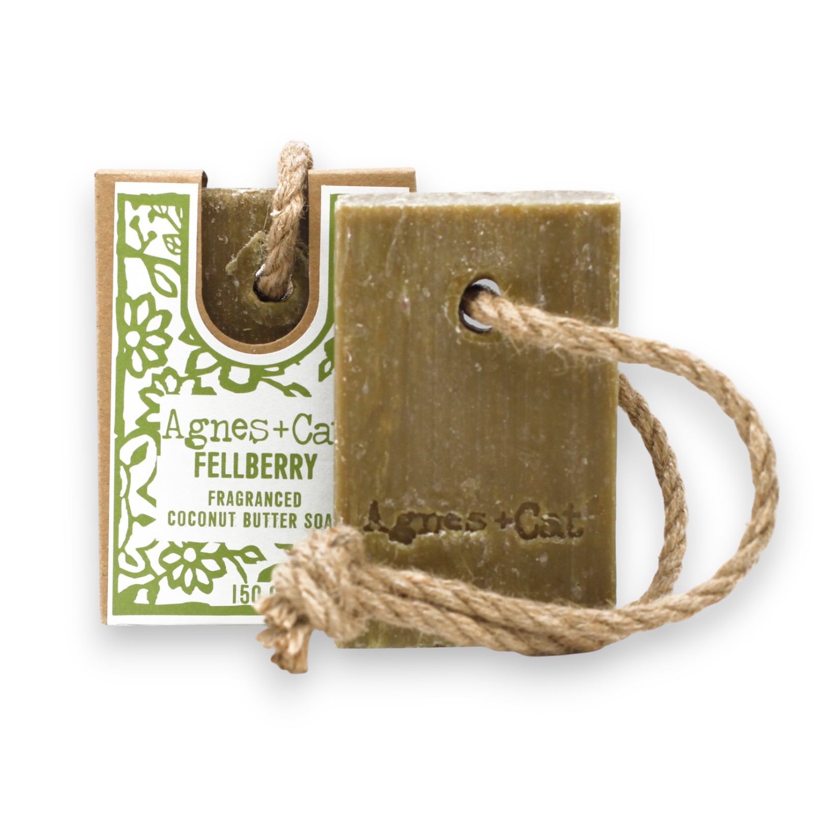 AGNES+CAT_Fellberry 🍓 AGNES + CAT Sapone Artigianale con Corda FELLBERRY (150GR) - immagine 1